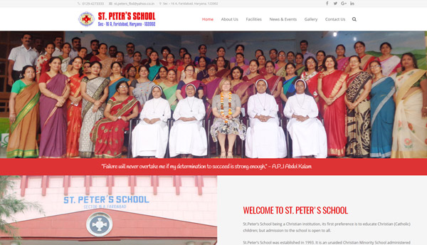 best school website design company kerala