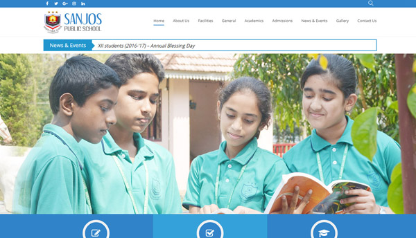 educational institutes website designer kerala