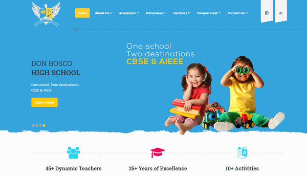 school website design companies kerala