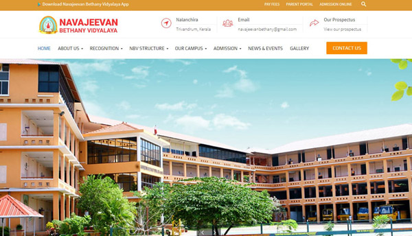 school website development in kerala